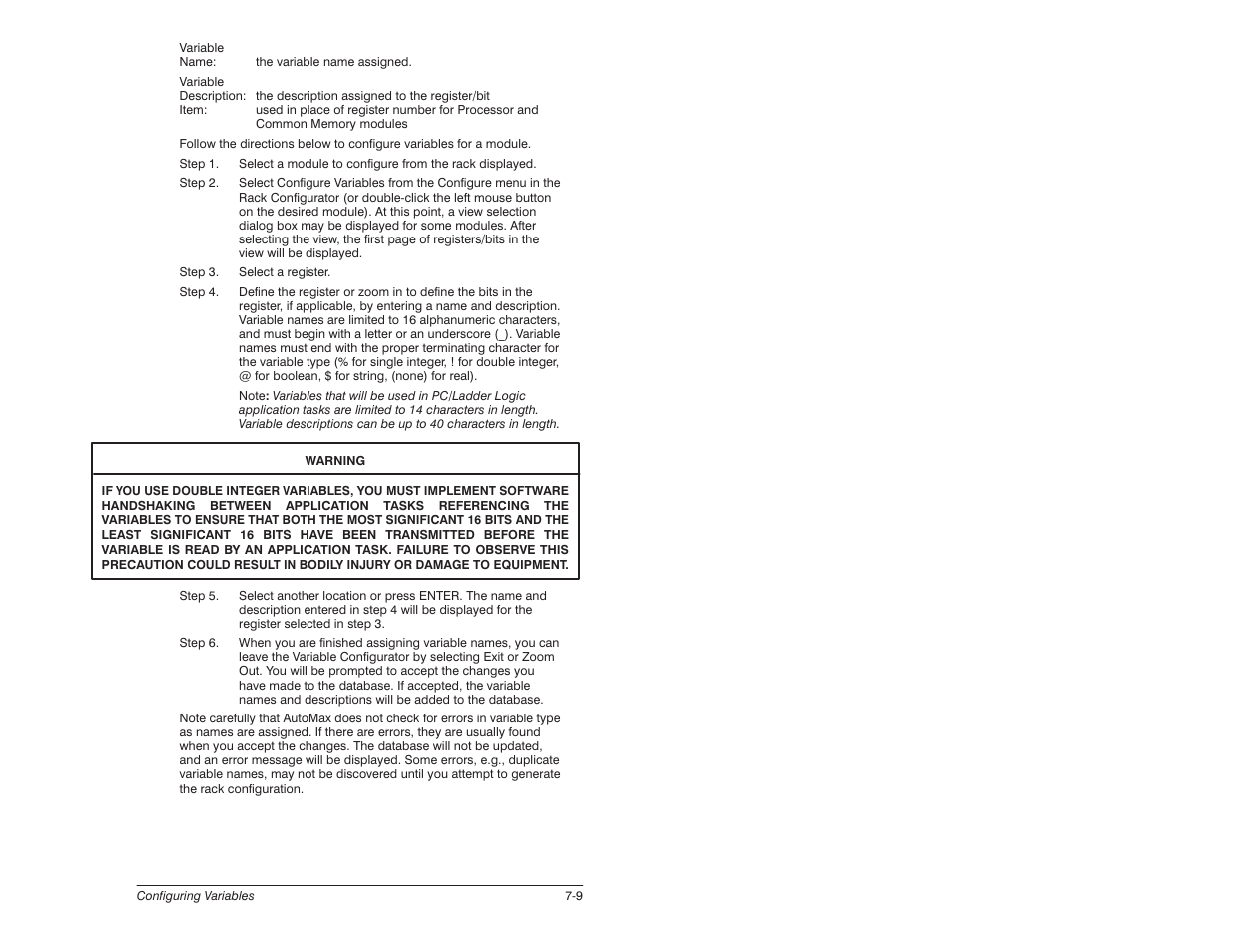 Rockwell Automation 57C620 AutoMax Programming Executive Version 3.8 User Manual | Page 121 / 298