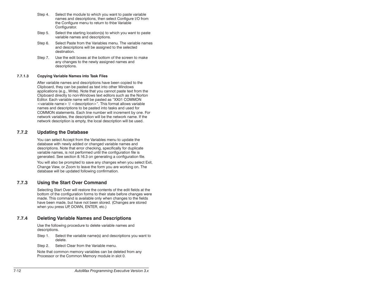 Rockwell Automation 57C620 AutoMax Programming Executive Version 3.8 User Manual | Page 124 / 298