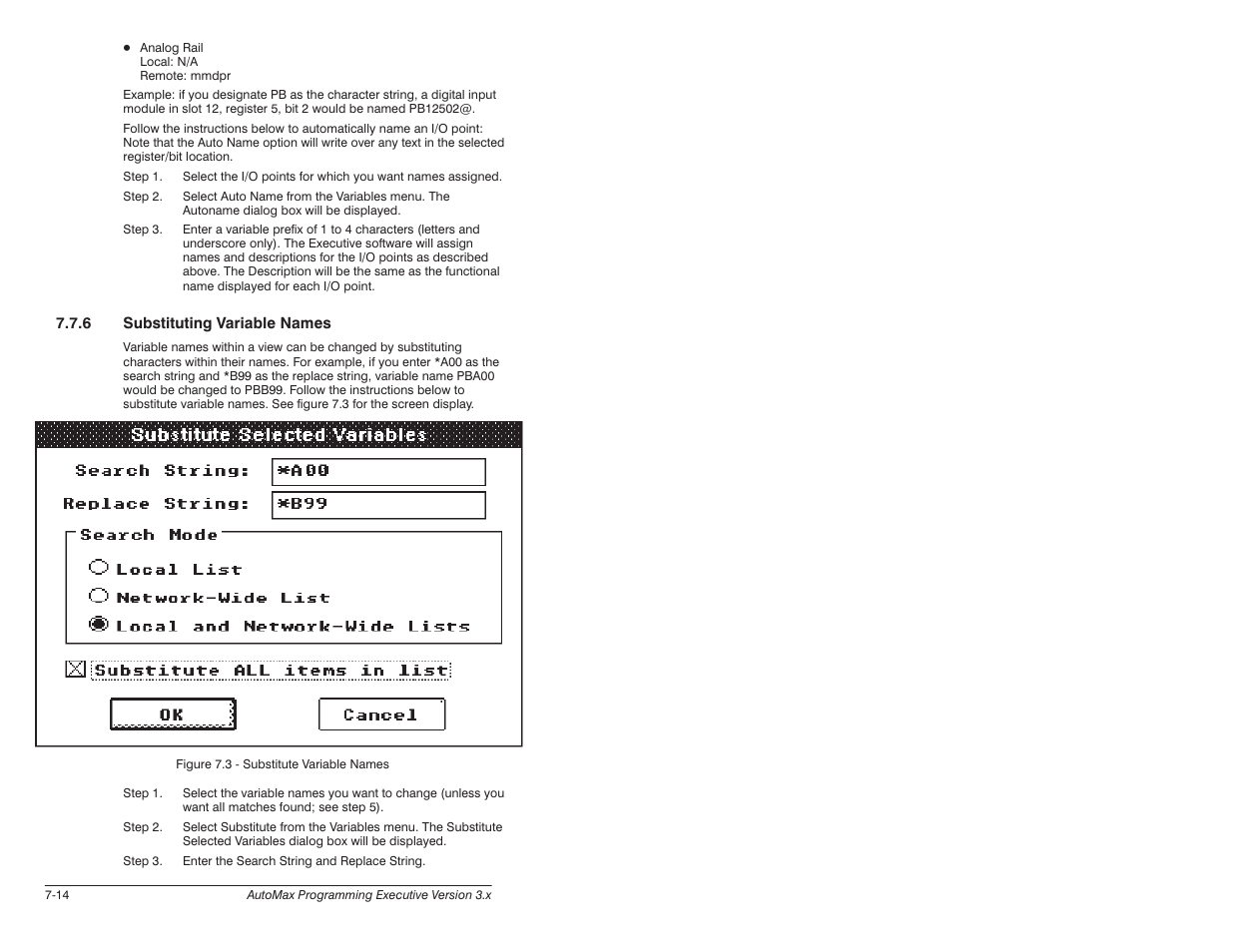 Rockwell Automation 57C620 AutoMax Programming Executive Version 3.8 User Manual | Page 126 / 298