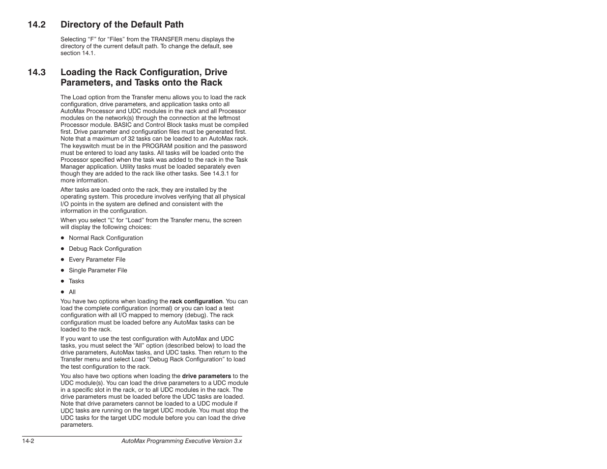 2 directory of the default path | Rockwell Automation 57C620 AutoMax Programming Executive Version 3.8 User Manual | Page 176 / 298