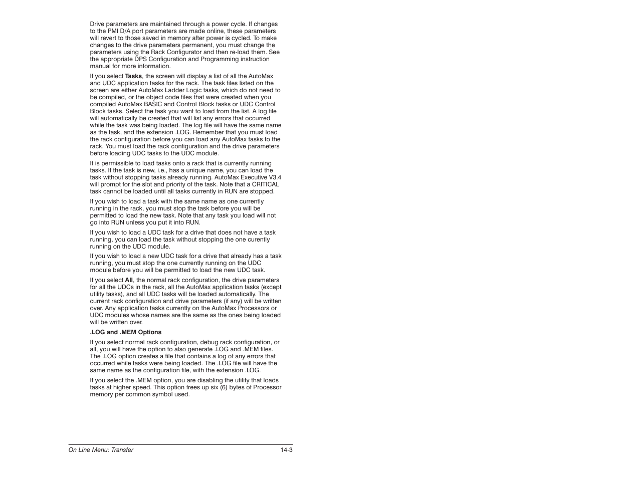Rockwell Automation 57C620 AutoMax Programming Executive Version 3.8 User Manual | Page 177 / 298