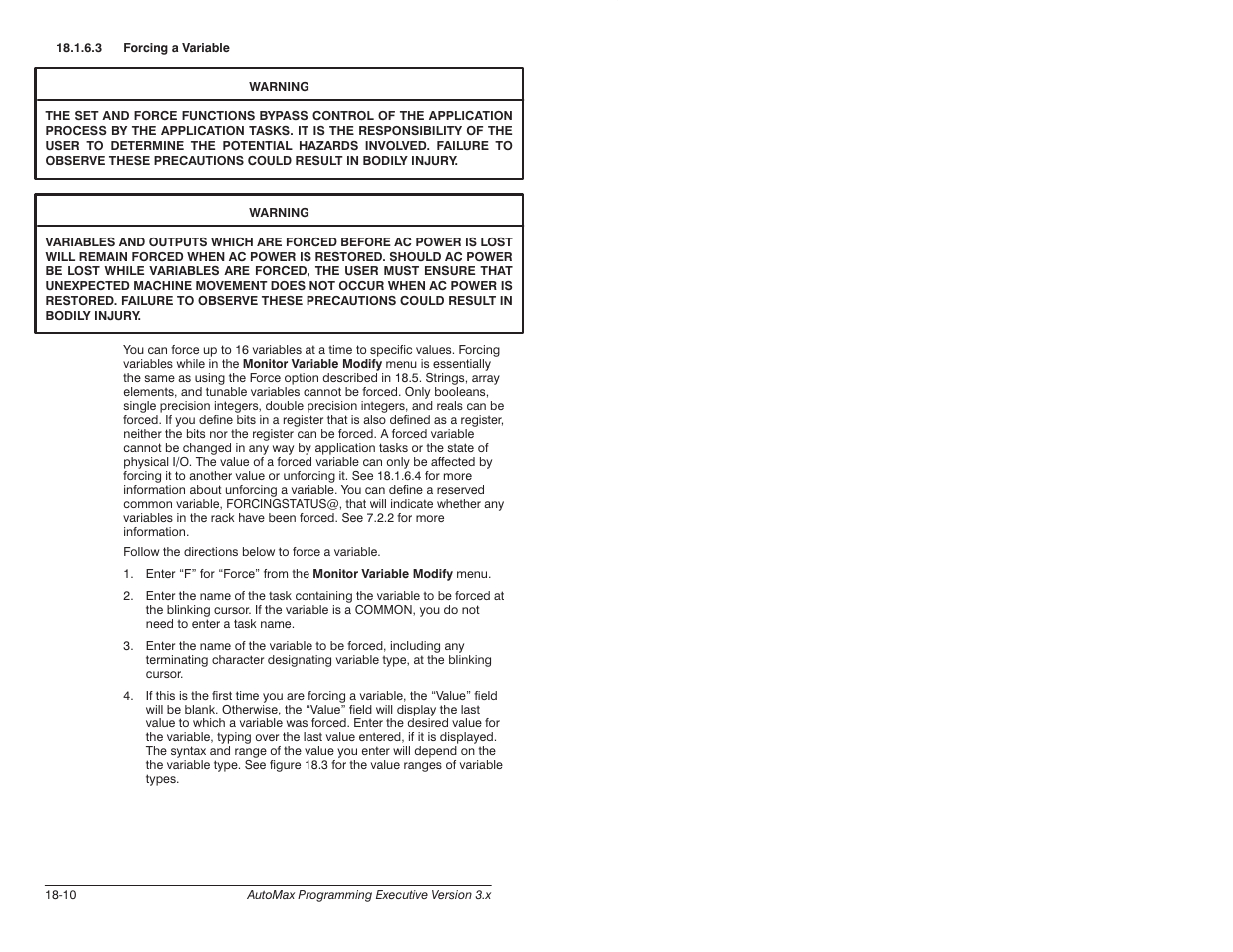 Rockwell Automation 57C620 AutoMax Programming Executive Version 3.8 User Manual | Page 198 / 298