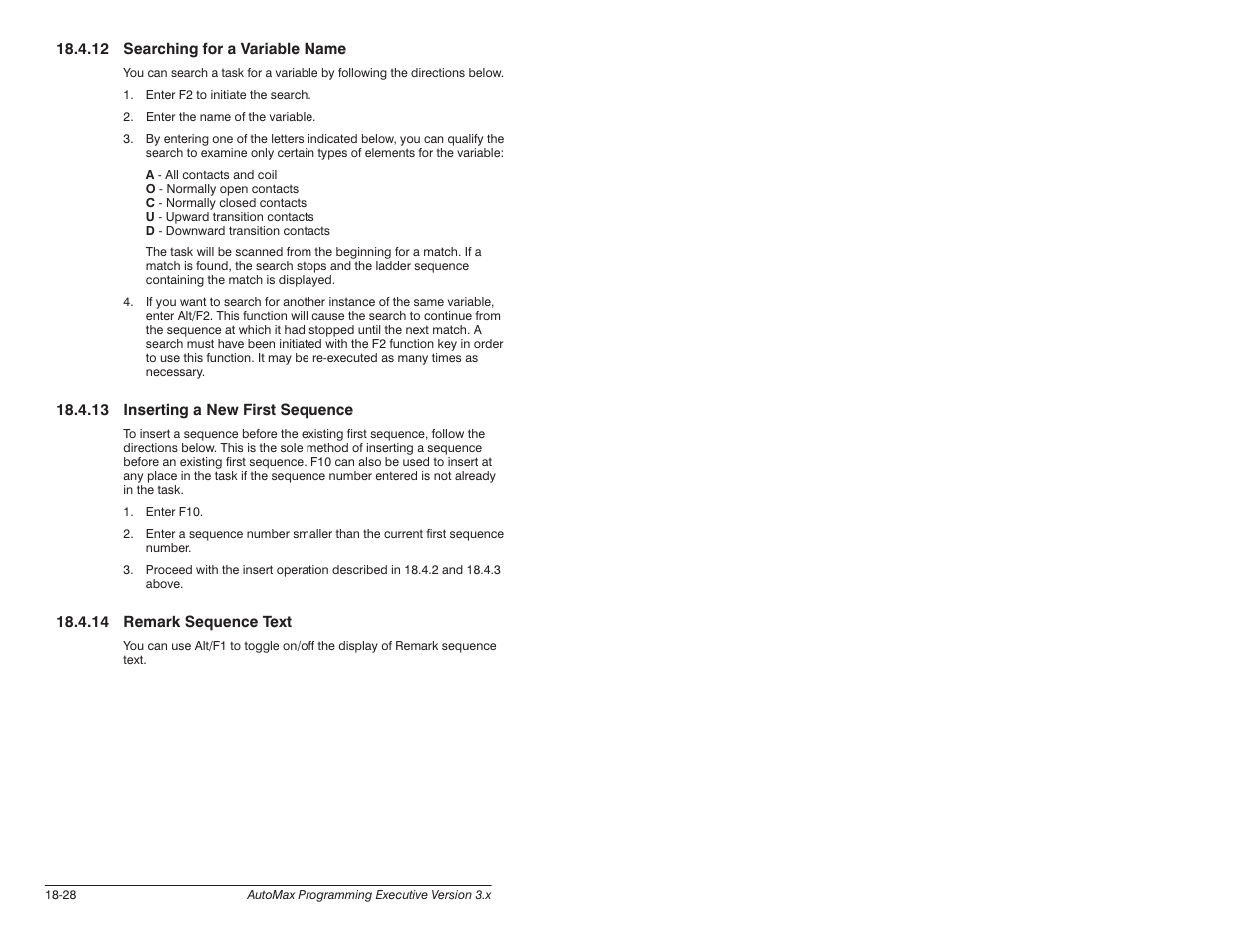 Rockwell Automation 57C620 AutoMax Programming Executive Version 3.8 User Manual | Page 216 / 298