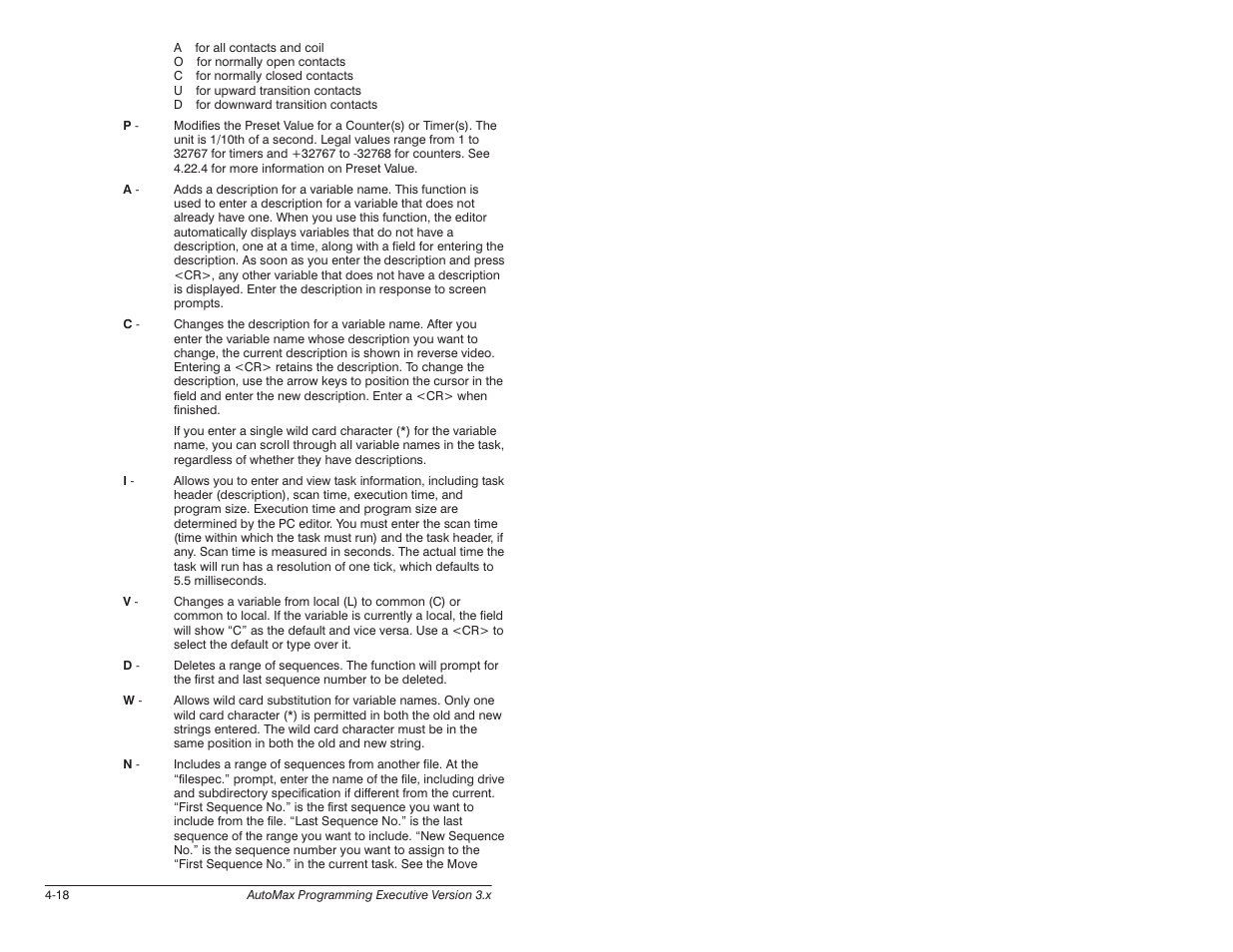 Rockwell Automation 57C620 AutoMax Programming Executive Version 3.8 User Manual | Page 52 / 298