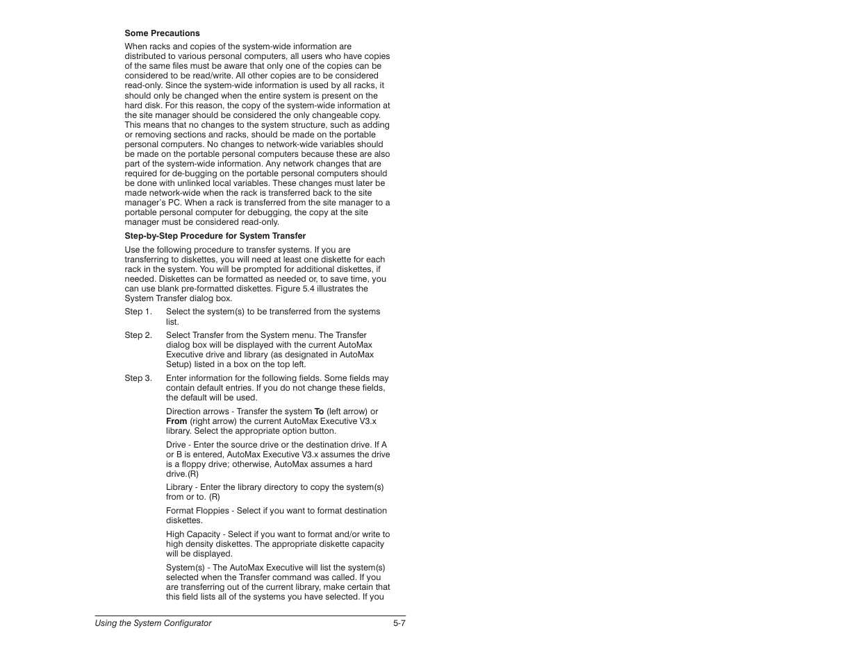 Rockwell Automation 57C620 AutoMax Programming Executive Version 3.8 User Manual | Page 63 / 298