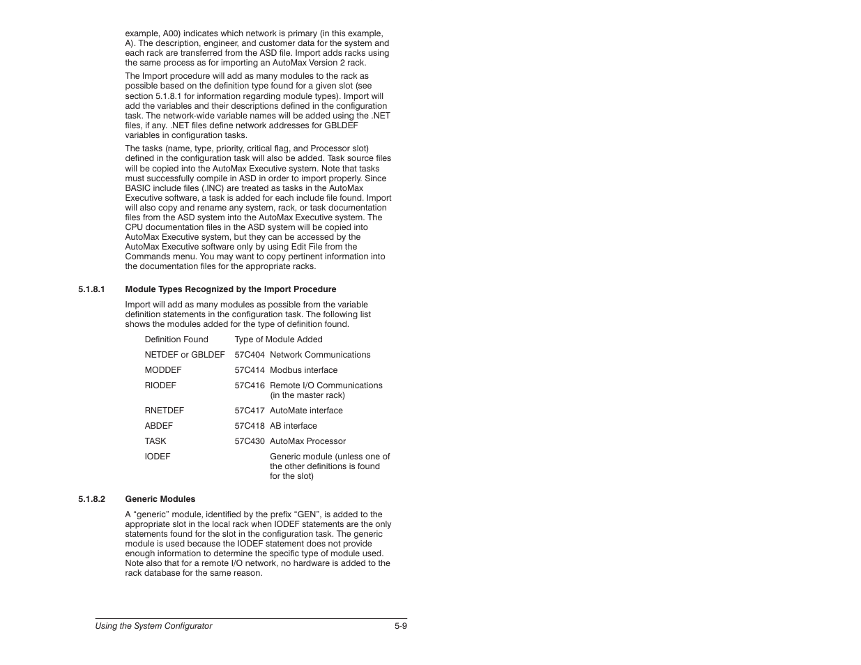 Rockwell Automation 57C620 AutoMax Programming Executive Version 3.8 User Manual | Page 65 / 298