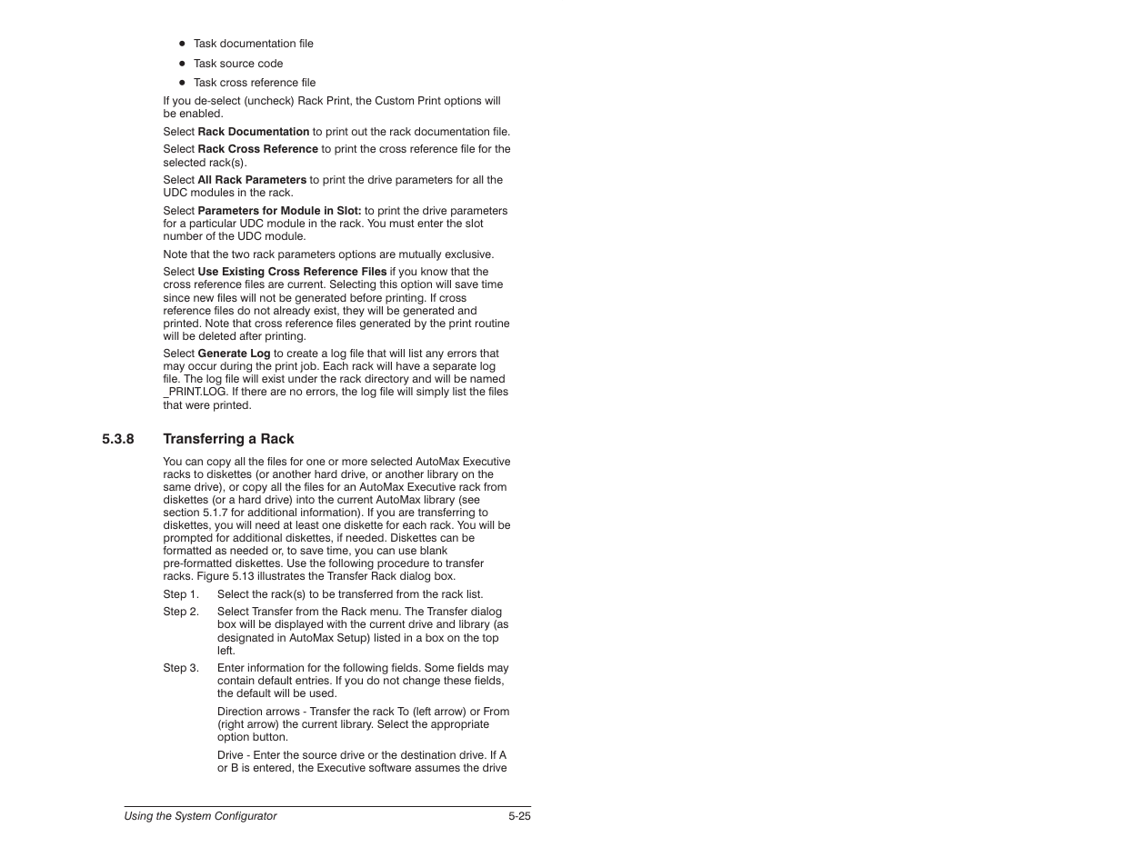 Rockwell Automation 57C620 AutoMax Programming Executive Version 3.8 User Manual | Page 81 / 298