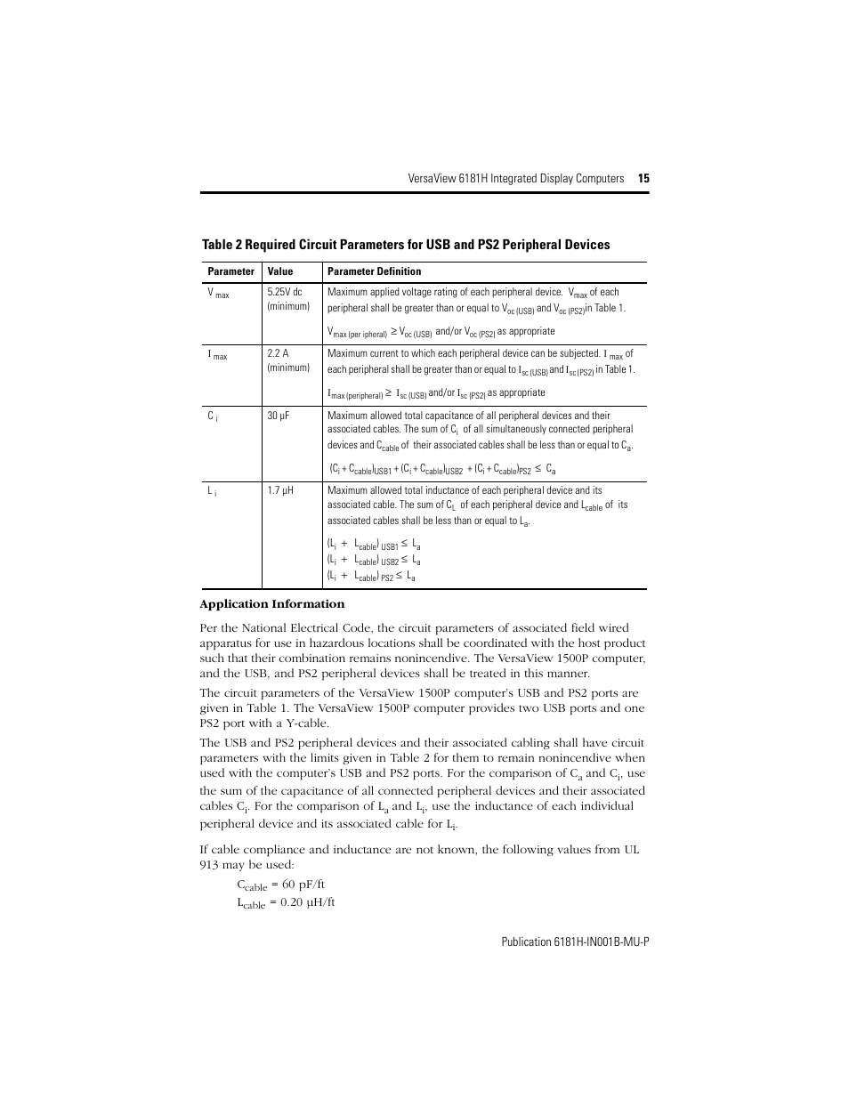 Rockwell Automation 6181X-15xxxxxxx VersaView 6181X-IN001B-MU-P User Manual | Page 15 / 104