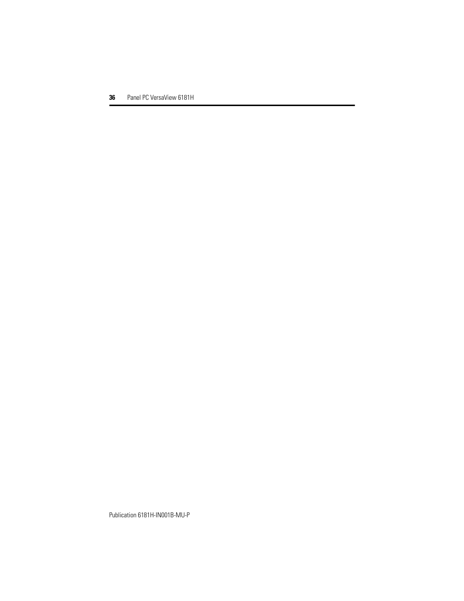 Rockwell Automation 6181X-15xxxxxxx VersaView 6181X-IN001B-MU-P User Manual | Page 36 / 104