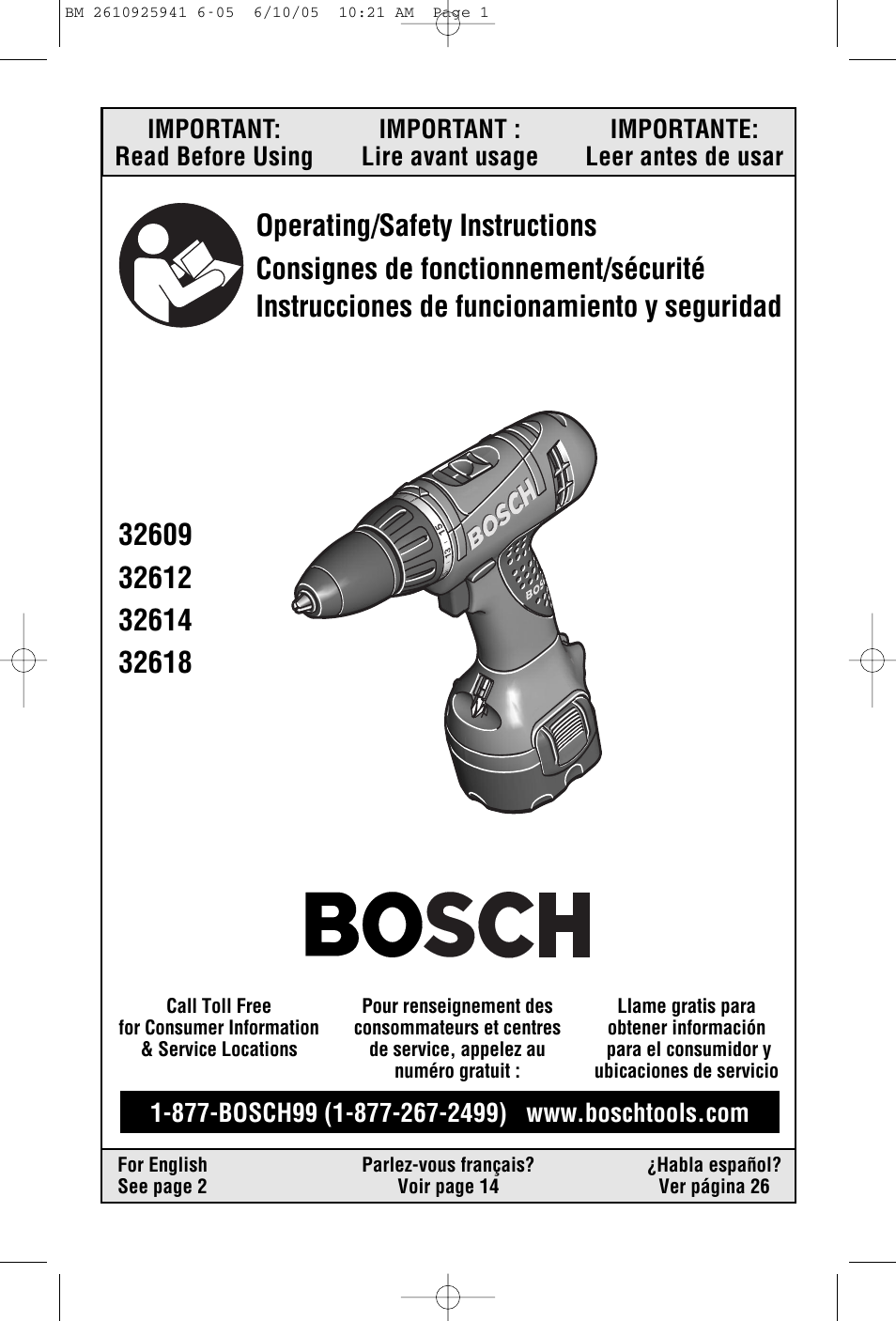 Bosch 32618 User Manual | 48 pages