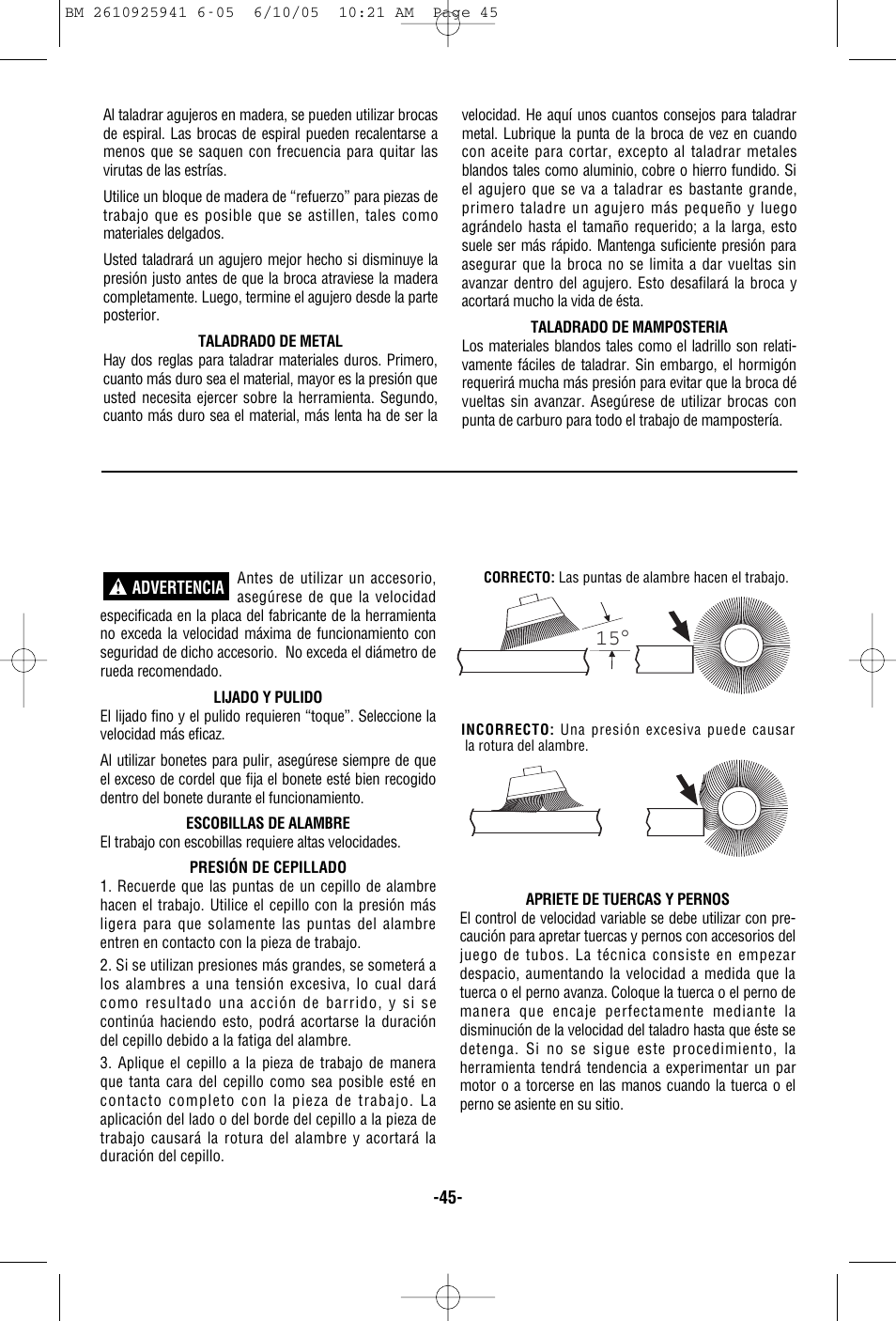 Bosch 32618 User Manual | Page 45 / 48