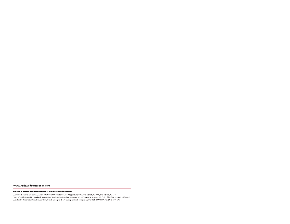 Back cover | Rockwell Automation 2711-NP3 Panel Mounting Studs for PanelView 1400 Terminals User Manual | Page 12 / 12