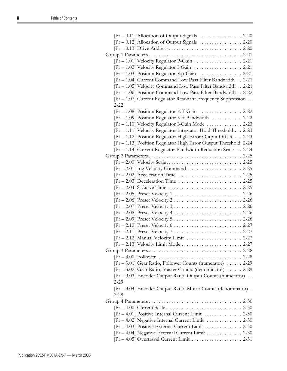 Rockwell Automation 2092-DAx Ultra1500 Host Commands for Serial Communication Reference Manual User Manual | Page 4 / 70
