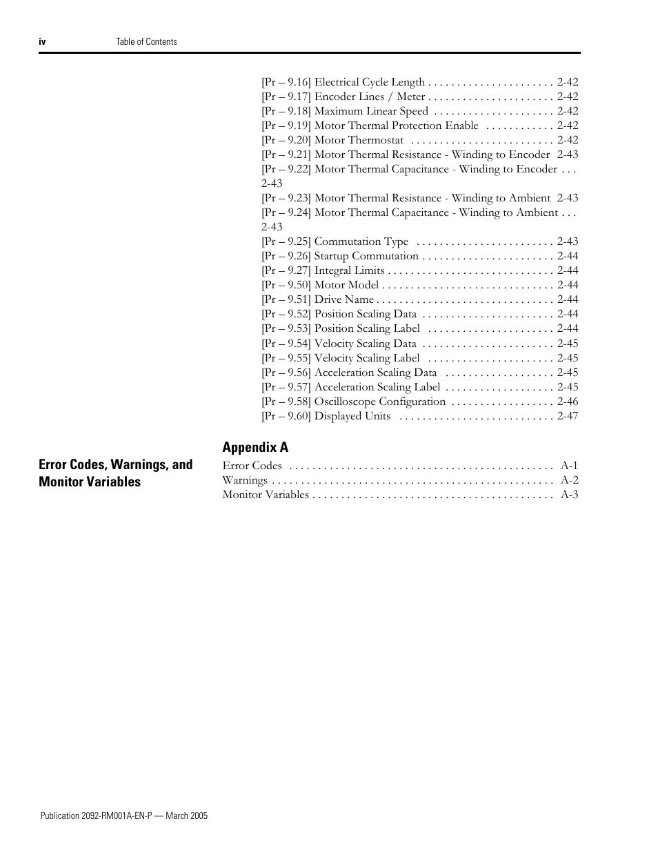 Rockwell Automation 2092-DAx Ultra1500 Host Commands for Serial Communication Reference Manual User Manual | Page 6 / 70