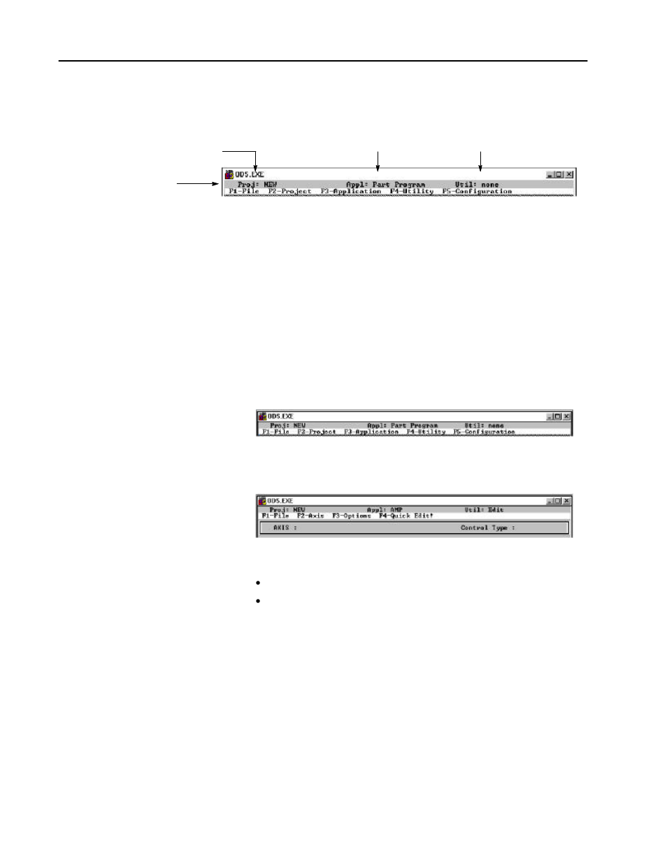 Using pulldown menus | Rockwell Automation 8520-OM Offline Development System User Manual User Manual | Page 28 / 100