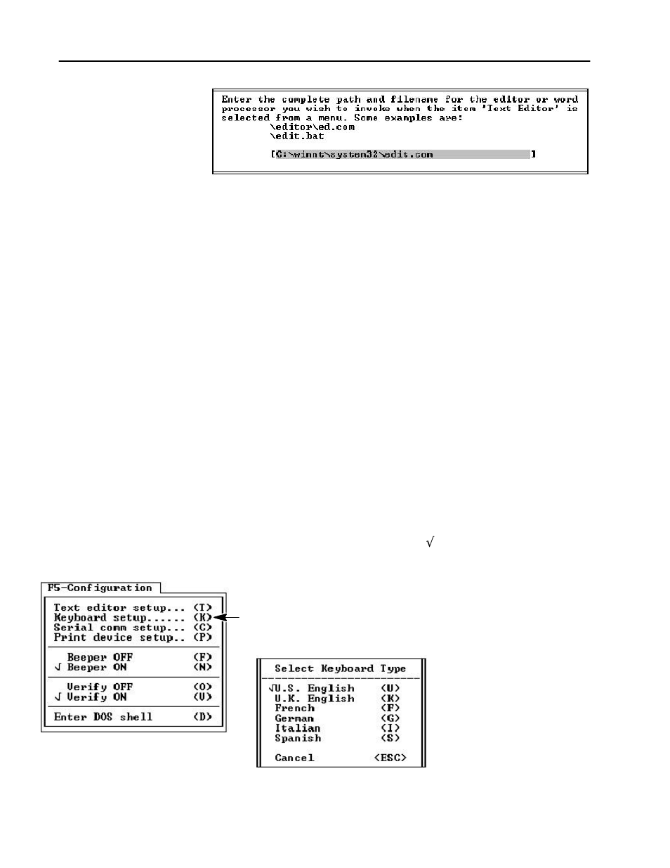 Keyboard setup | Rockwell Automation 8520-OM Offline Development System User Manual User Manual | Page 38 / 100