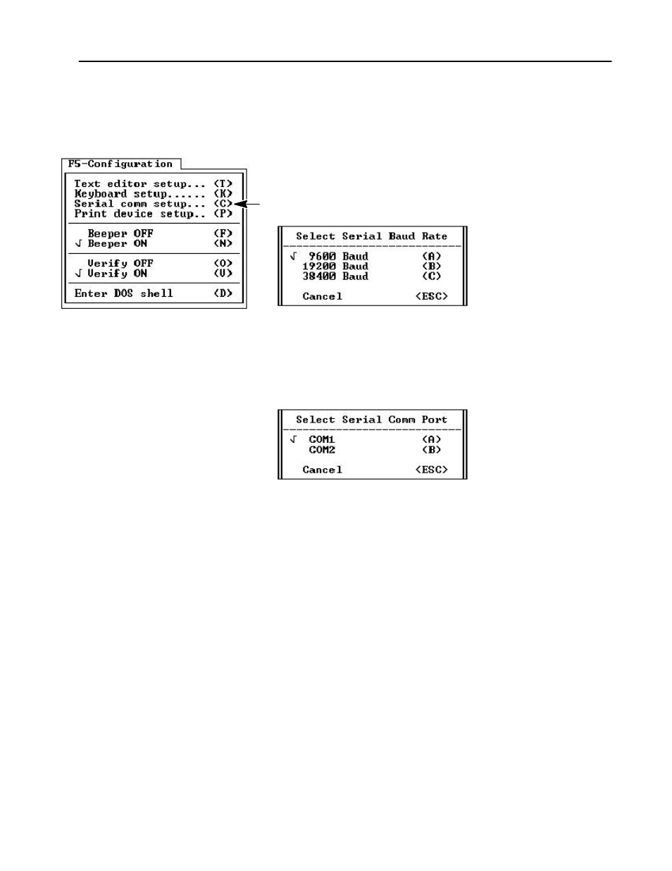 Configuring the serial communication setup | Rockwell Automation 8520-OM Offline Development System User Manual User Manual | Page 39 / 100