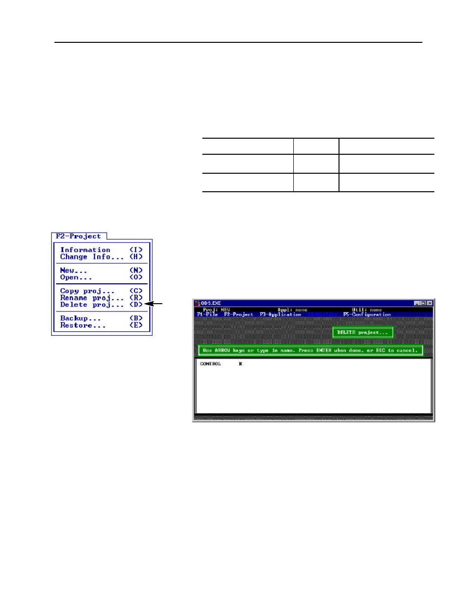 Deleting a project | Rockwell Automation 8520-OM Offline Development System User Manual User Manual | Page 57 / 100
