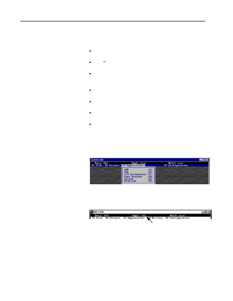 Selecting an application | Rockwell Automation 8520-OM Offline Development System User Manual User Manual | Page 62 / 100