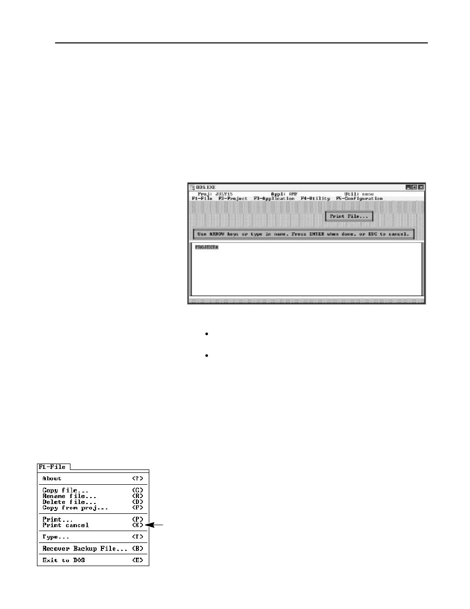 Canceling a printing request | Rockwell Automation 8520-OM Offline Development System User Manual User Manual | Page 72 / 100