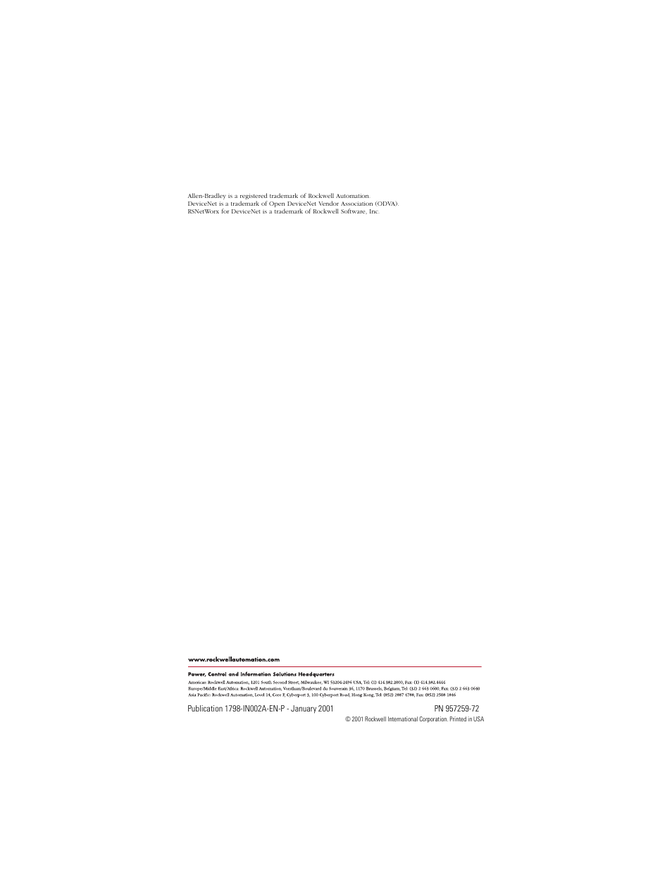 Back cover | Rockwell Automation 1798-OB8E FlexArmor 24V dc Sourcing Output Modules User Manual | Page 12 / 12