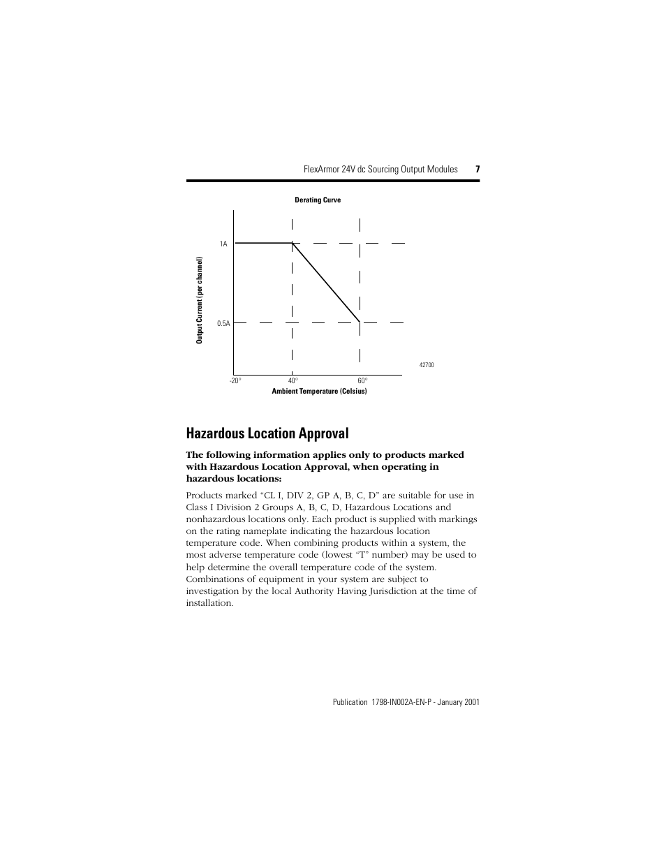 Hazardous location approval | Rockwell Automation 1798-OB8E FlexArmor 24V dc Sourcing Output Modules User Manual | Page 7 / 12