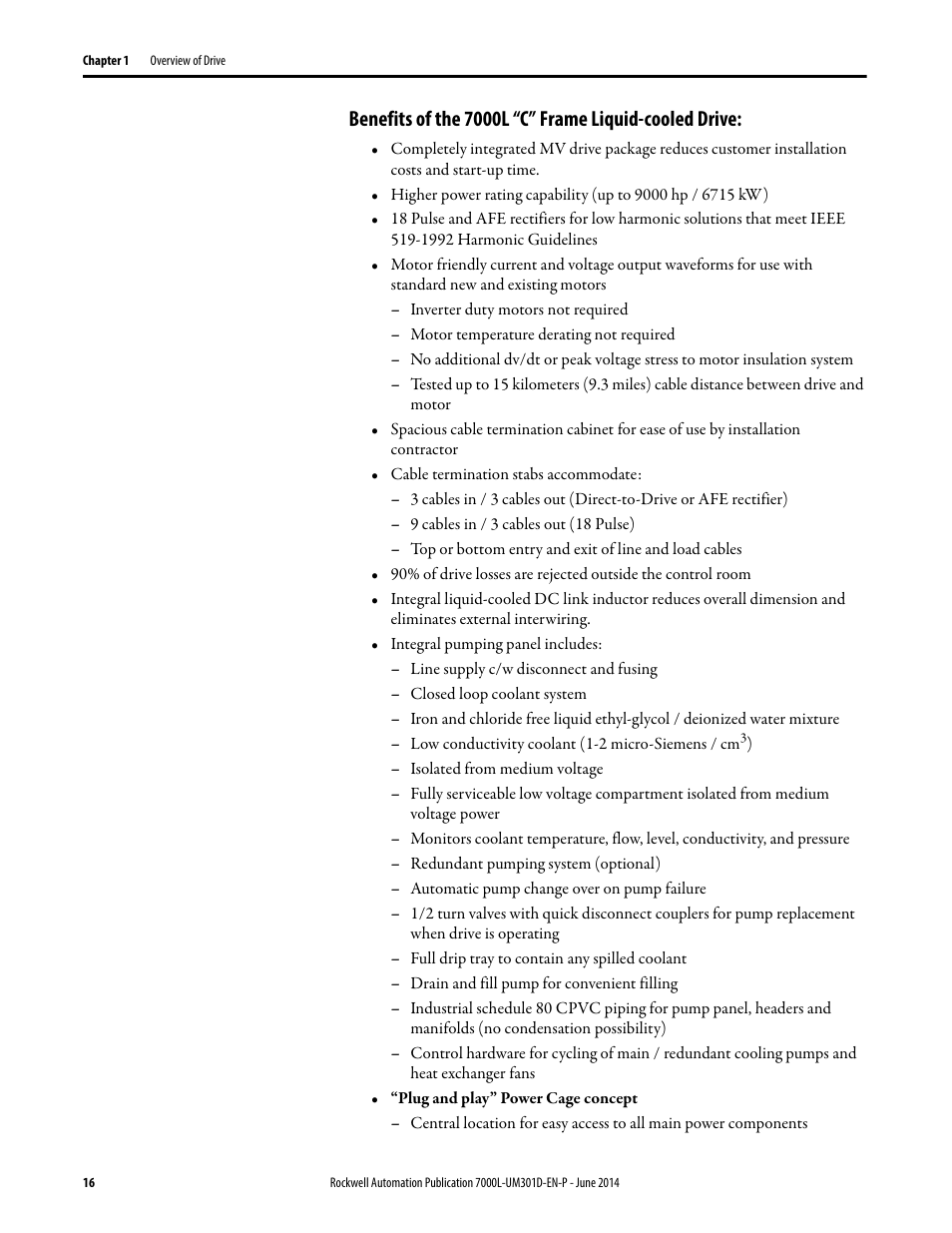 Rockwell Automation 7000L PowerFlex Medium Voltage AC Drive (C-Frame) - ForGe Control User Manual | Page 16 / 432