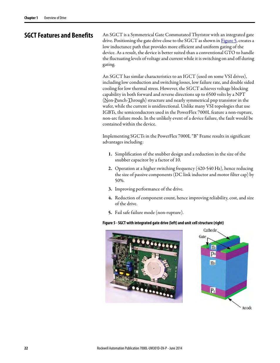 Sgct features and benefits | Rockwell Automation 7000L PowerFlex Medium Voltage AC Drive (C-Frame) - ForGe Control User Manual | Page 22 / 432