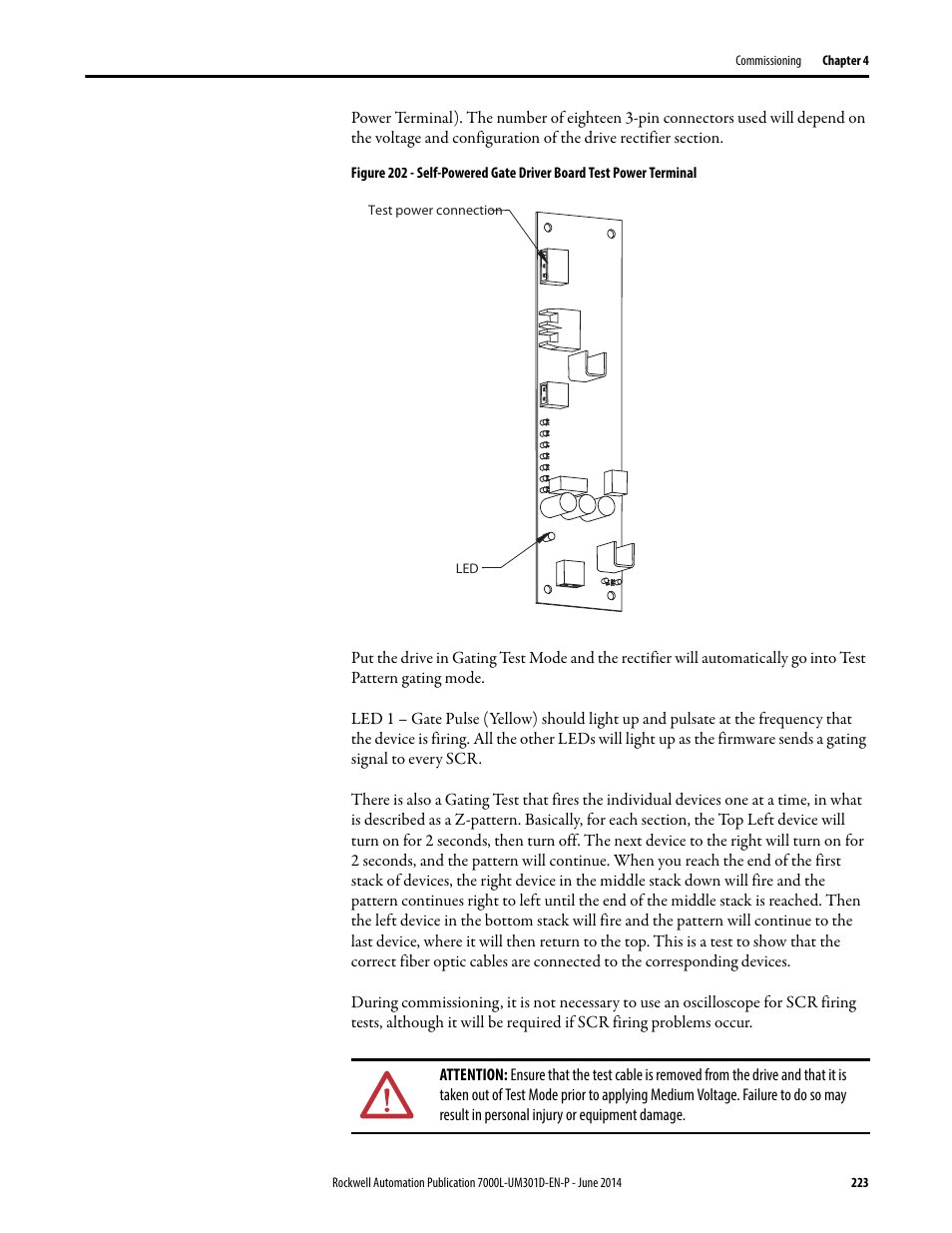 Rockwell Automation 7000L PowerFlex Medium Voltage AC Drive (C-Frame) - ForGe Control User Manual | Page 223 / 432