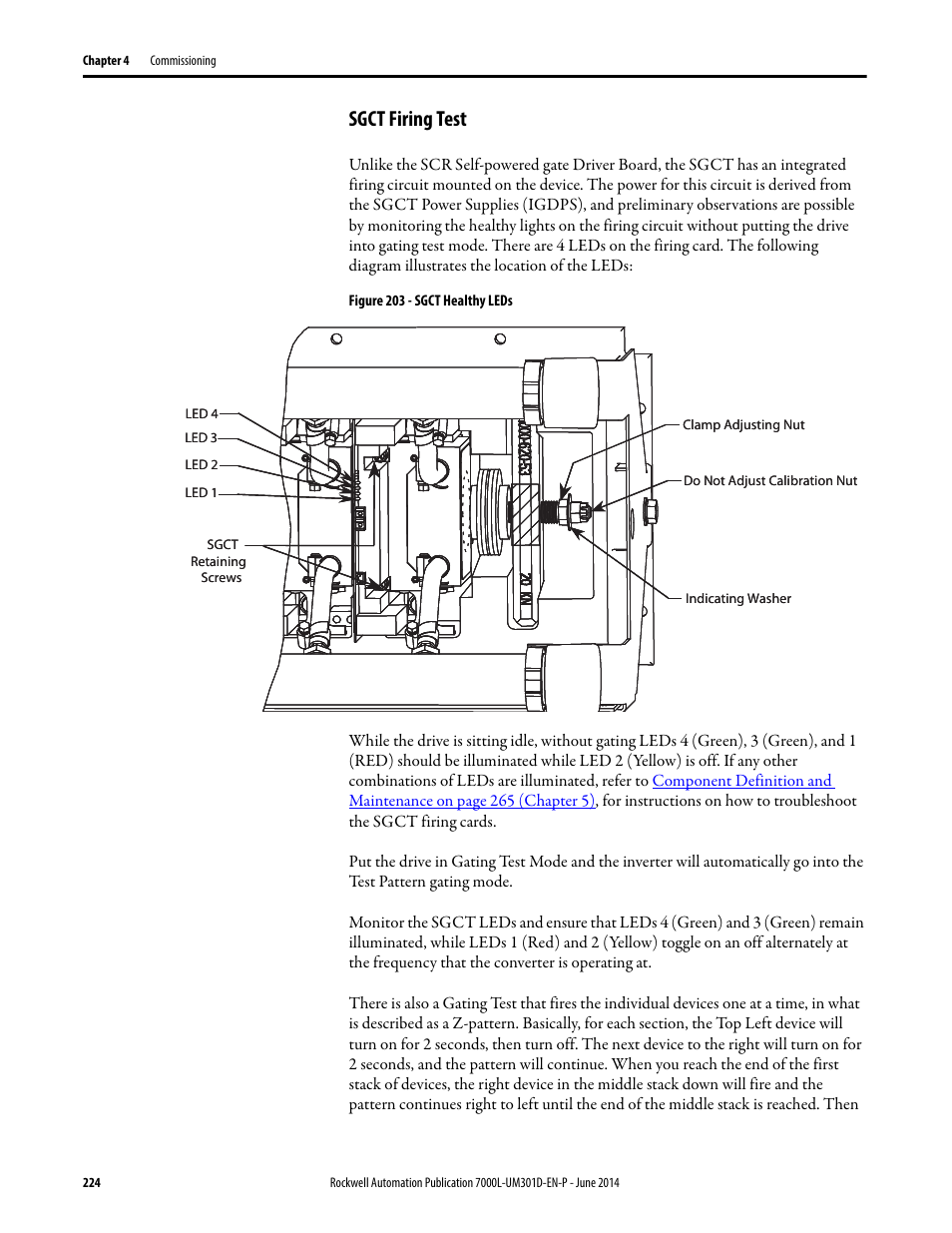 Sgct firing test | Rockwell Automation 7000L PowerFlex Medium Voltage AC Drive (C-Frame) - ForGe Control User Manual | Page 224 / 432