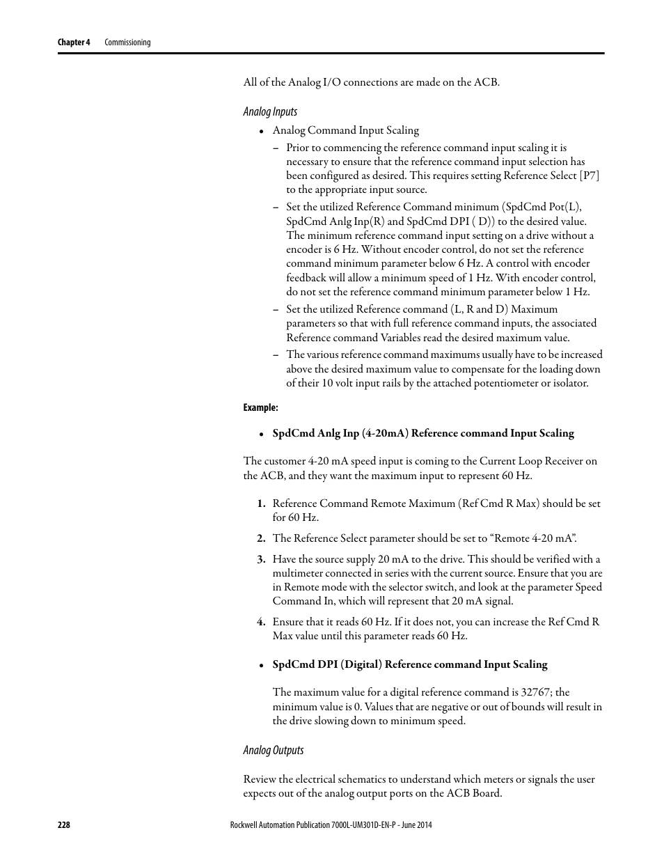 Rockwell Automation 7000L PowerFlex Medium Voltage AC Drive (C-Frame) - ForGe Control User Manual | Page 228 / 432