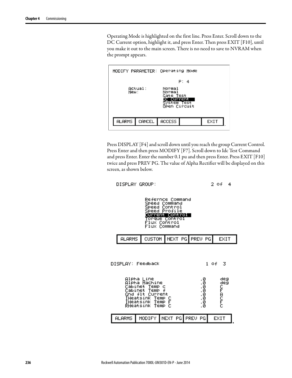 Rockwell Automation 7000L PowerFlex Medium Voltage AC Drive (C-Frame) - ForGe Control User Manual | Page 236 / 432