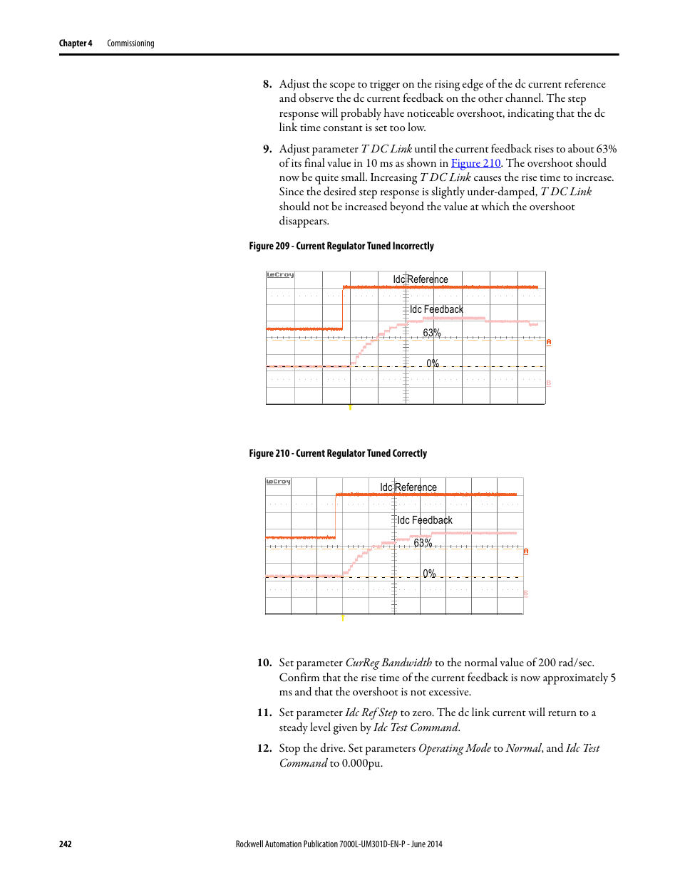 Rockwell Automation 7000L PowerFlex Medium Voltage AC Drive (C-Frame) - ForGe Control User Manual | Page 242 / 432