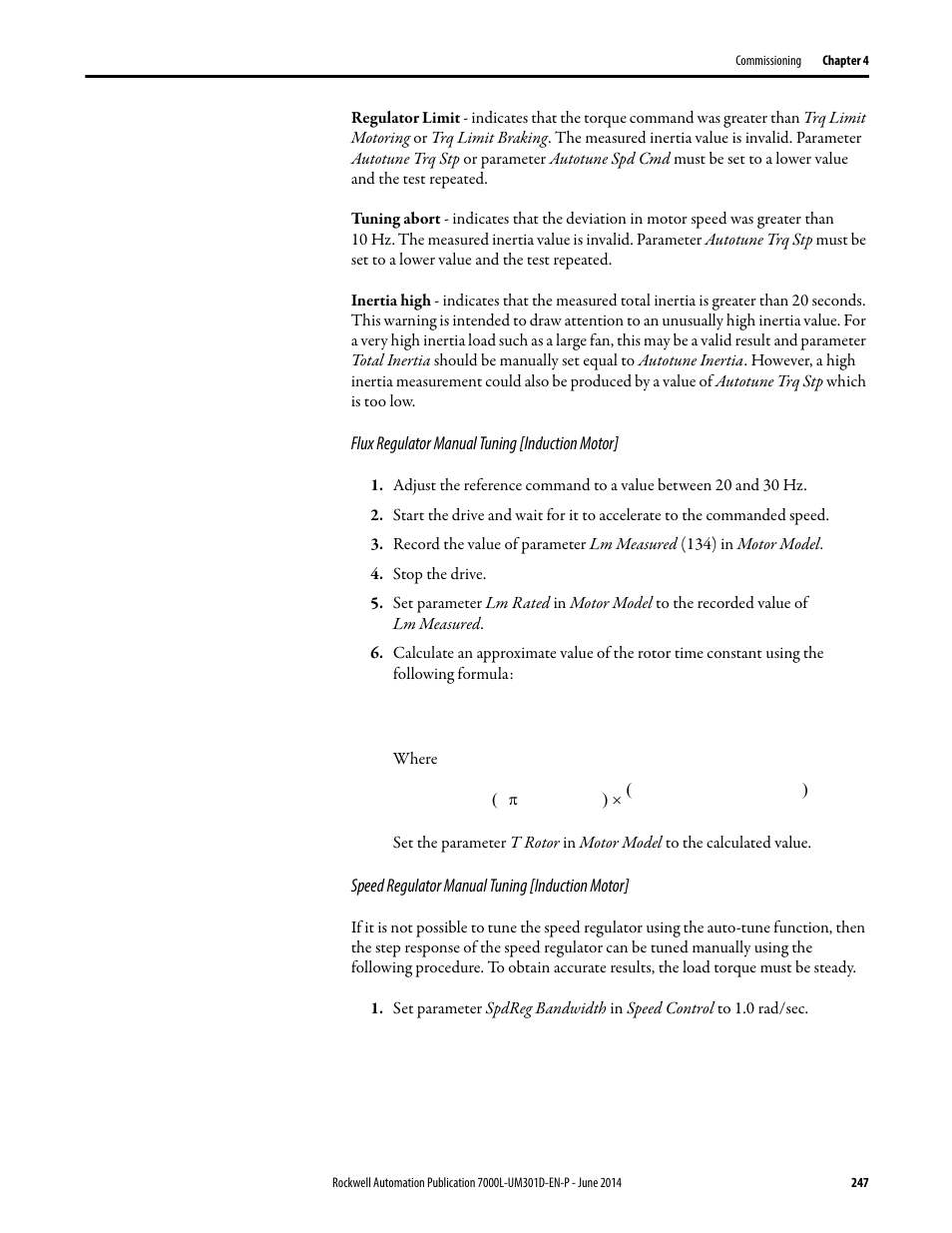 Rockwell Automation 7000L PowerFlex Medium Voltage AC Drive (C-Frame) - ForGe Control User Manual | Page 247 / 432