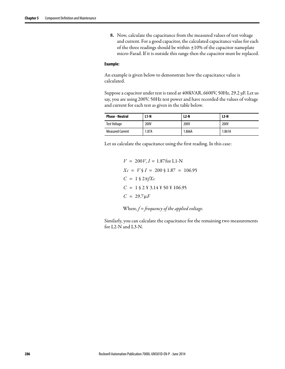 Rockwell Automation 7000L PowerFlex Medium Voltage AC Drive (C-Frame) - ForGe Control User Manual | Page 286 / 432