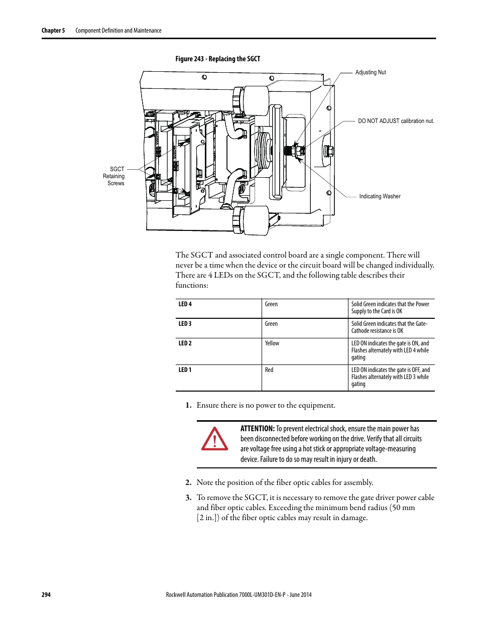 Rockwell Automation 7000L PowerFlex Medium Voltage AC Drive (C-Frame) - ForGe Control User Manual | Page 294 / 432