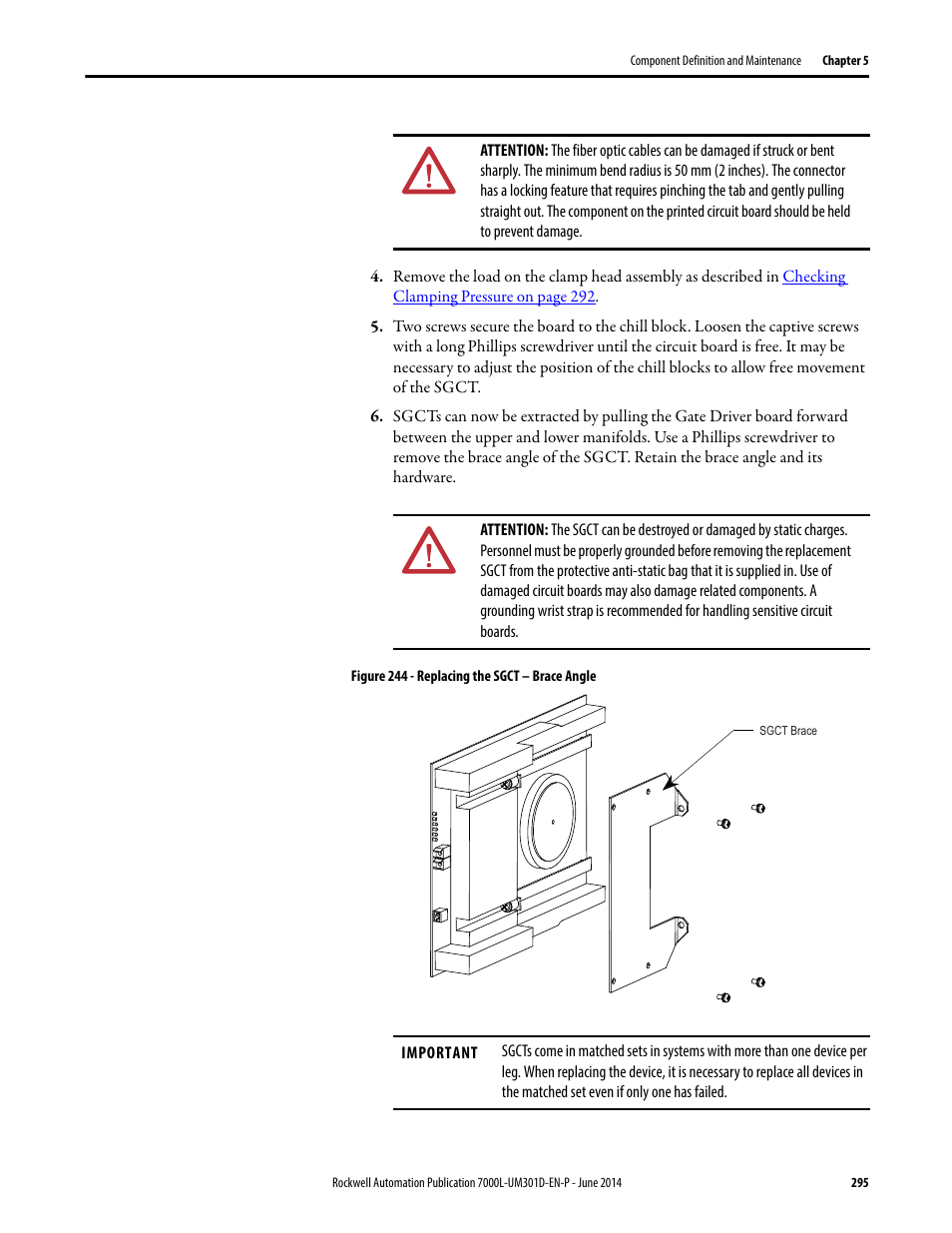 Rockwell Automation 7000L PowerFlex Medium Voltage AC Drive (C-Frame) - ForGe Control User Manual | Page 295 / 432