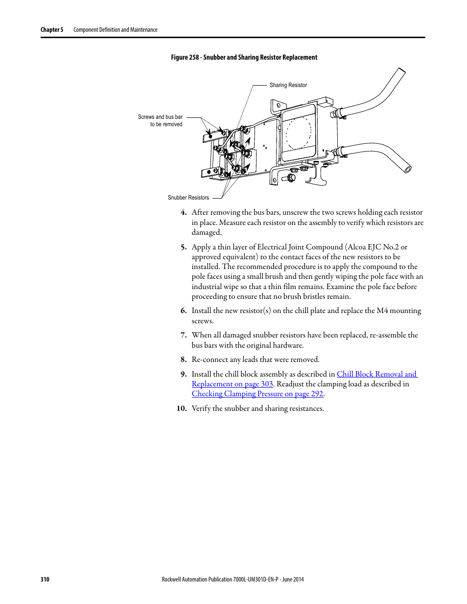 Rockwell Automation 7000L PowerFlex Medium Voltage AC Drive (C-Frame) - ForGe Control User Manual | Page 310 / 432