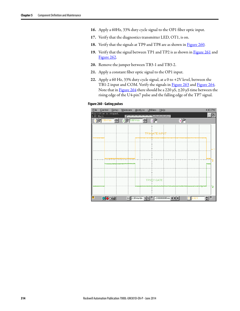 Rockwell Automation 7000L PowerFlex Medium Voltage AC Drive (C-Frame) - ForGe Control User Manual | Page 314 / 432