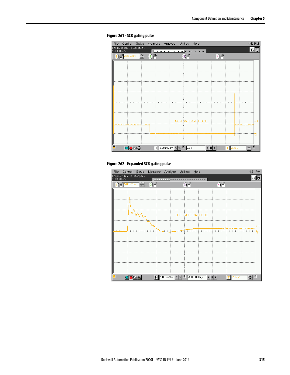 Figure 261, Figure 262 | Rockwell Automation 7000L PowerFlex Medium Voltage AC Drive (C-Frame) - ForGe Control User Manual | Page 315 / 432