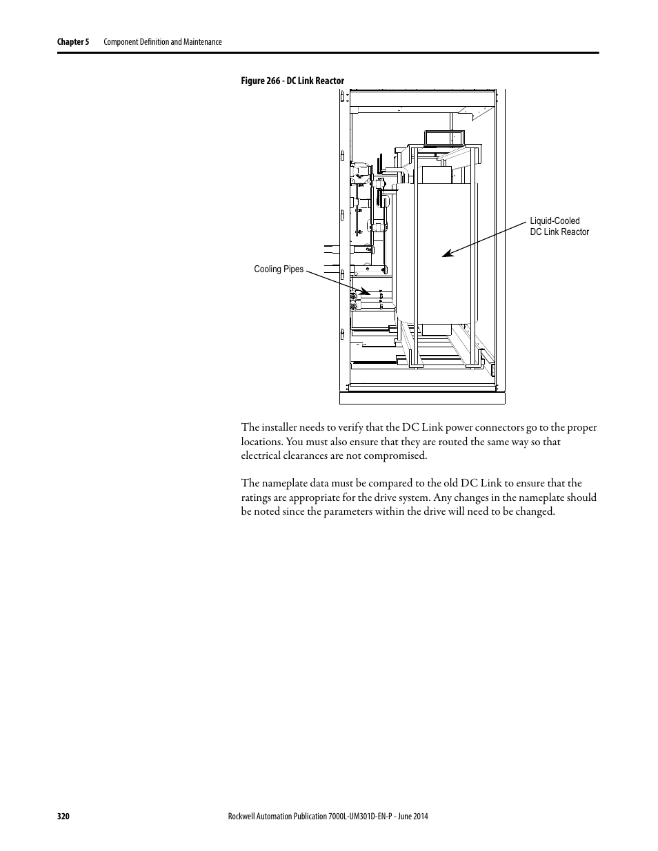 Rockwell Automation 7000L PowerFlex Medium Voltage AC Drive (C-Frame) - ForGe Control User Manual | Page 320 / 432