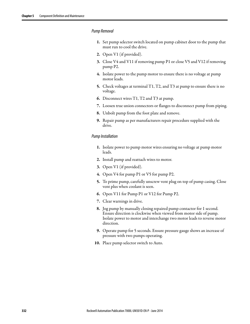 Rockwell Automation 7000L PowerFlex Medium Voltage AC Drive (C-Frame) - ForGe Control User Manual | Page 332 / 432