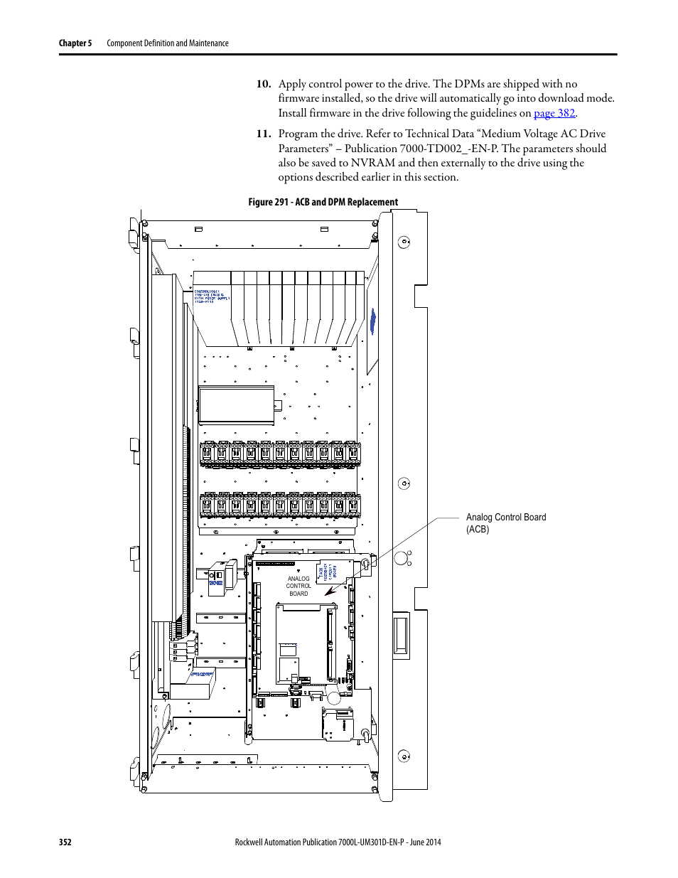 Rockwell Automation 7000L PowerFlex Medium Voltage AC Drive (C-Frame) - ForGe Control User Manual | Page 352 / 432