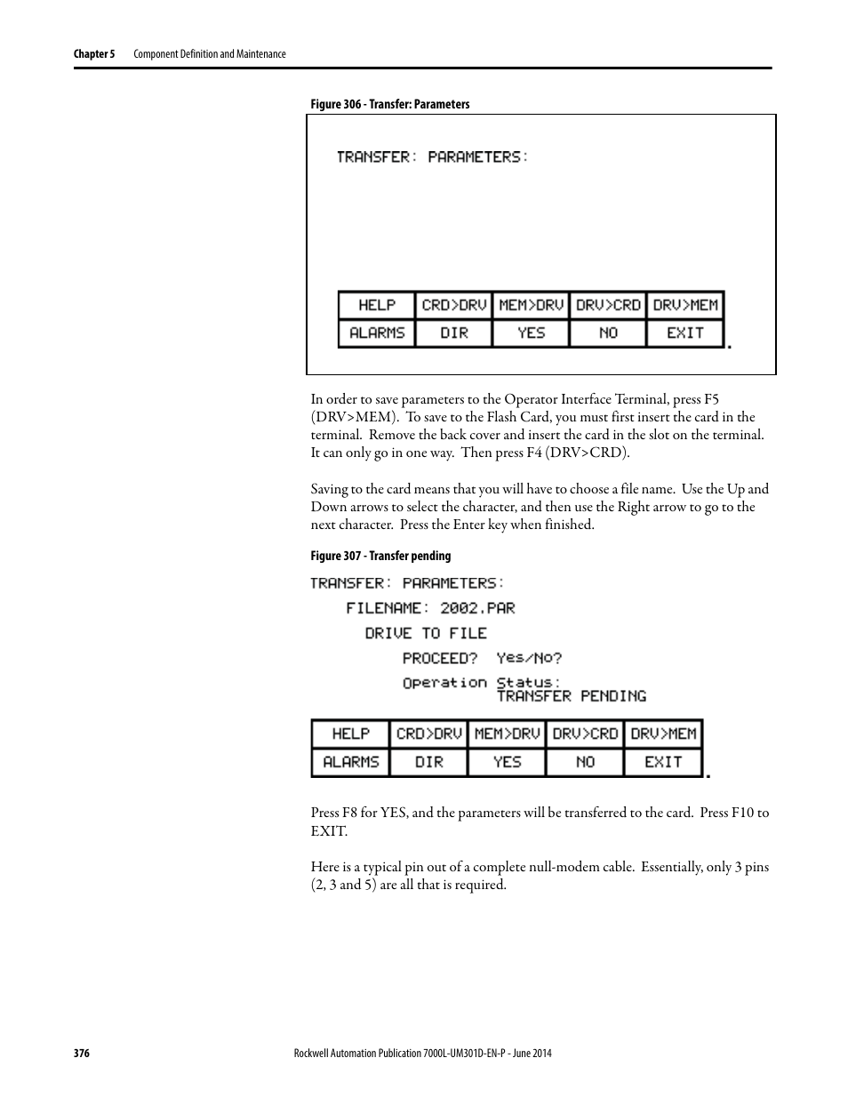 Rockwell Automation 7000L PowerFlex Medium Voltage AC Drive (C-Frame) - ForGe Control User Manual | Page 376 / 432