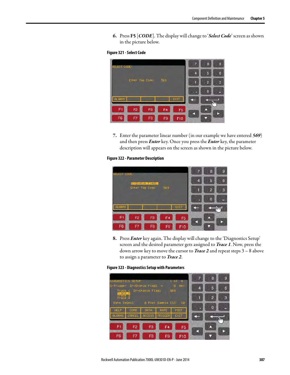 Rockwell Automation 7000L PowerFlex Medium Voltage AC Drive (C-Frame) - ForGe Control User Manual | Page 387 / 432