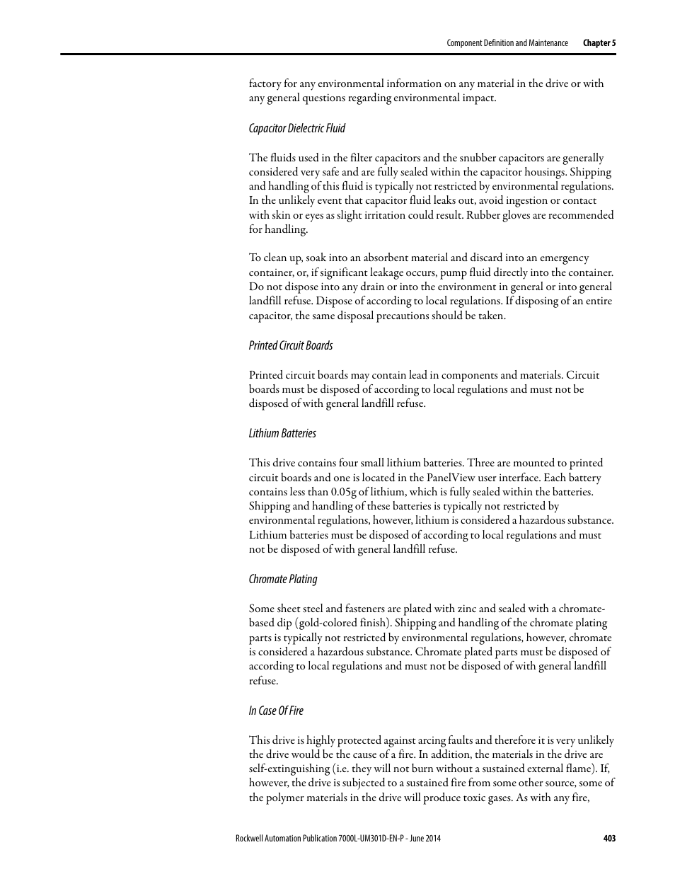 Rockwell Automation 7000L PowerFlex Medium Voltage AC Drive (C-Frame) - ForGe Control User Manual | Page 403 / 432