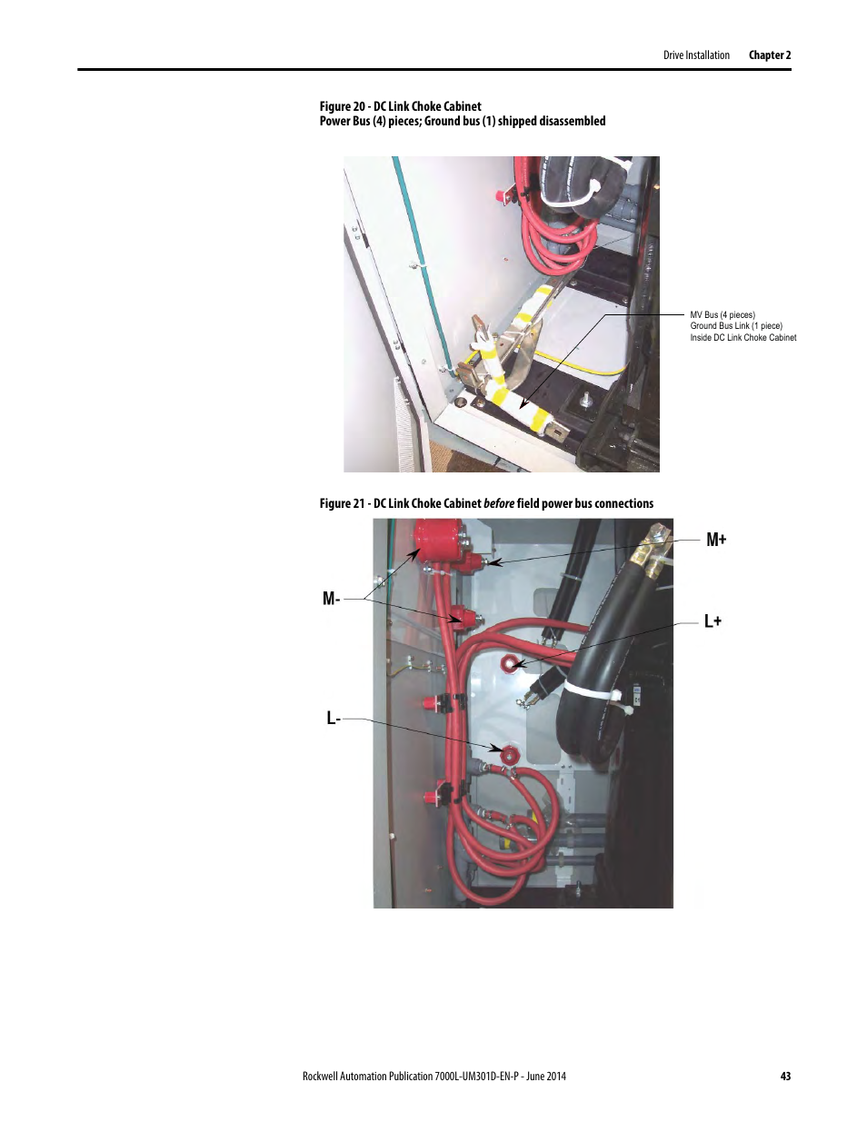 Figure 20 | Rockwell Automation 7000L PowerFlex Medium Voltage AC Drive (C-Frame) - ForGe Control User Manual | Page 43 / 432