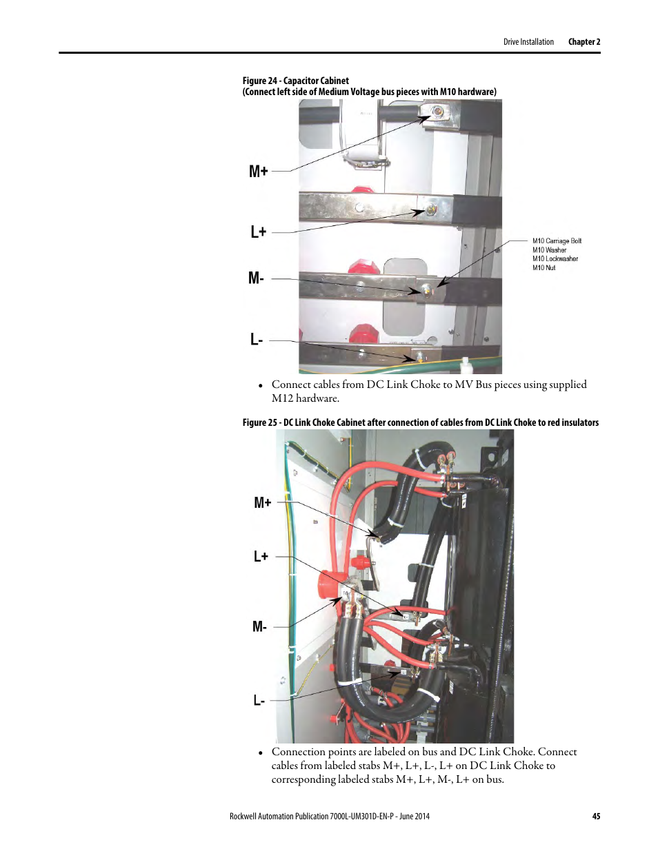 Figure 24 | Rockwell Automation 7000L PowerFlex Medium Voltage AC Drive (C-Frame) - ForGe Control User Manual | Page 45 / 432