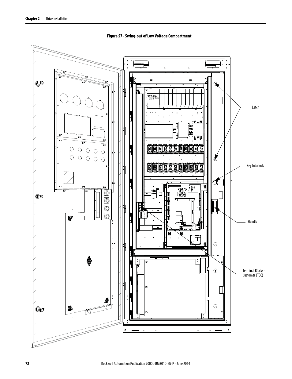 Rockwell Automation 7000L PowerFlex Medium Voltage AC Drive (C-Frame) - ForGe Control User Manual | Page 72 / 432