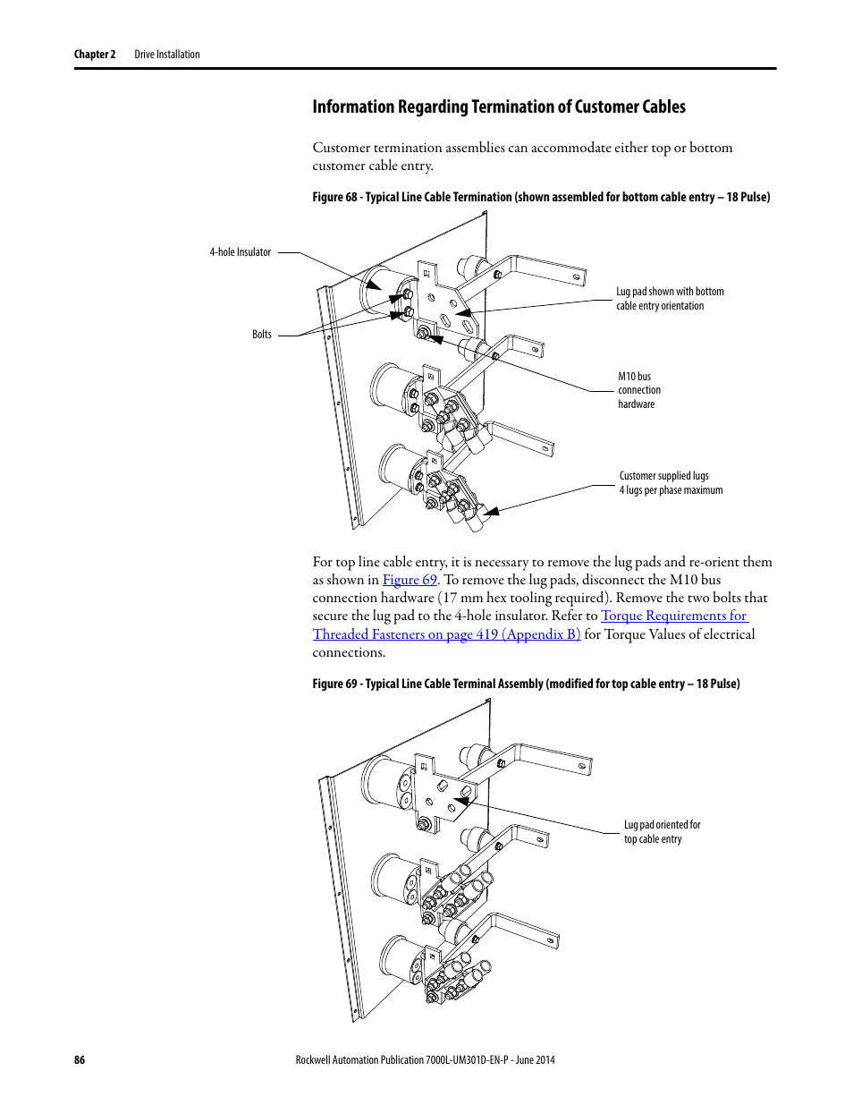 Rockwell Automation 7000L PowerFlex Medium Voltage AC Drive (C-Frame) - ForGe Control User Manual | Page 86 / 432